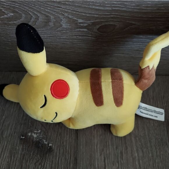 Pokemon Center Sleeping Pikachu Plush - Picture 2 of 6